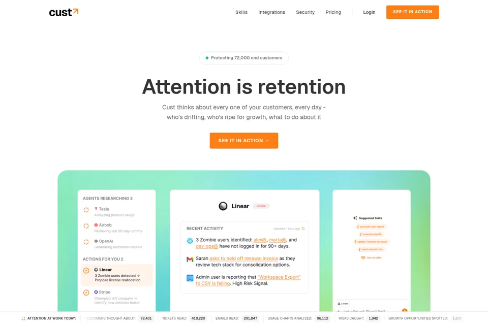 Landing page preview