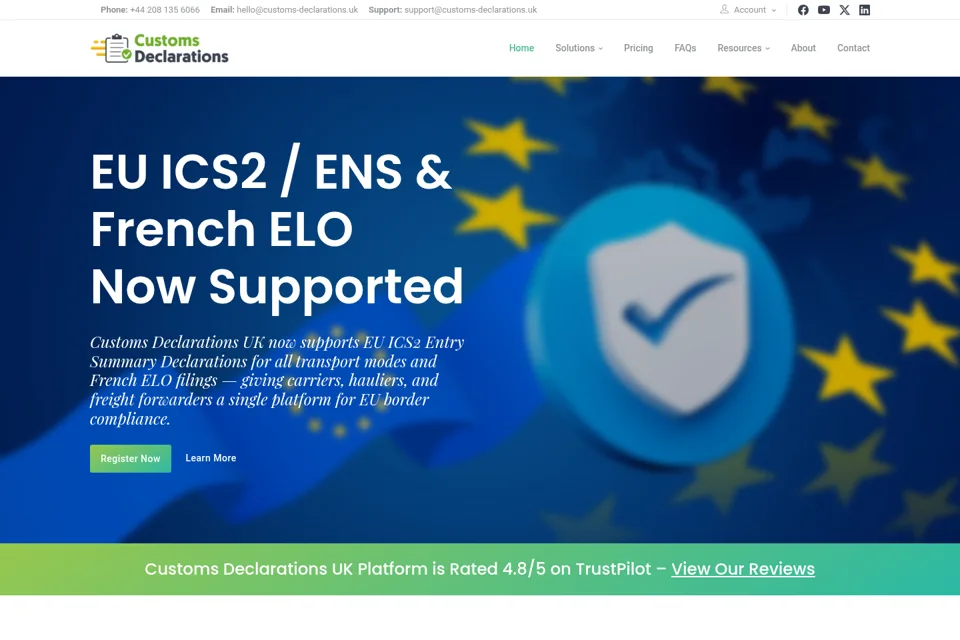 Landing page preview