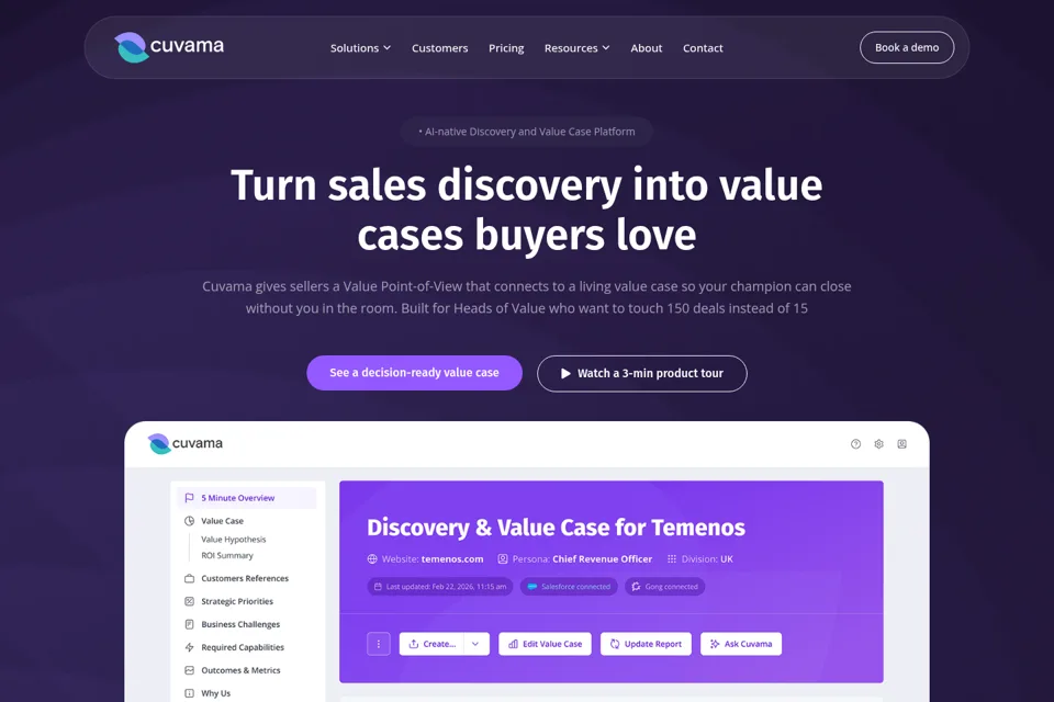Landing page preview