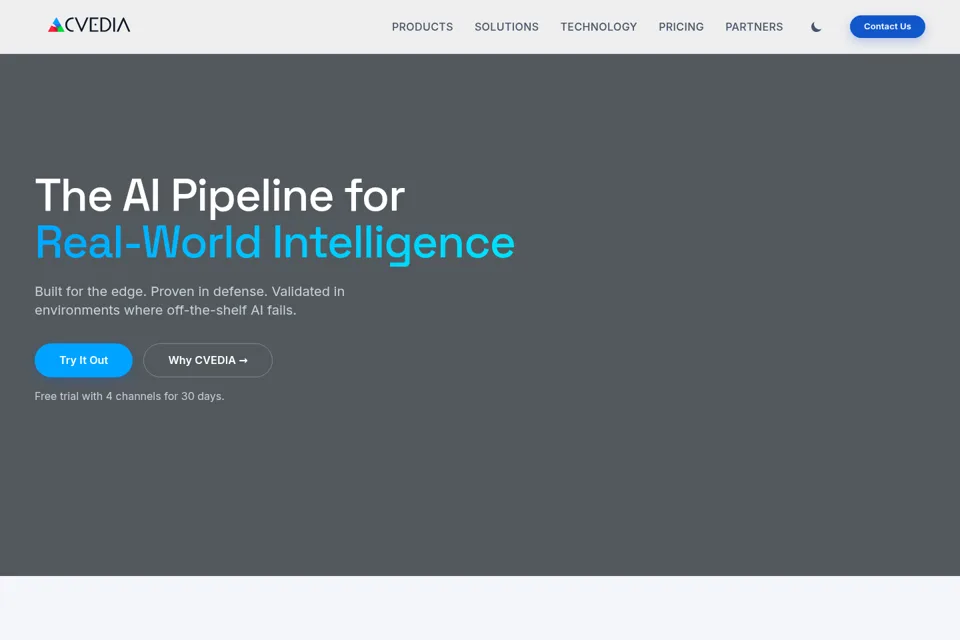 Landing page preview