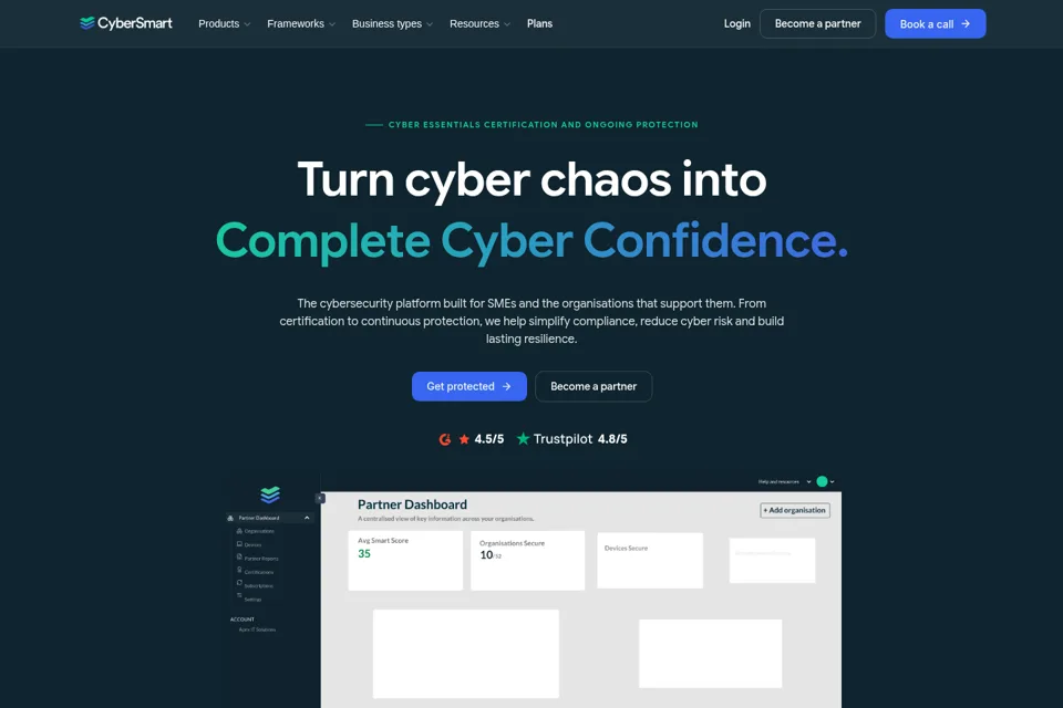 Landing page preview