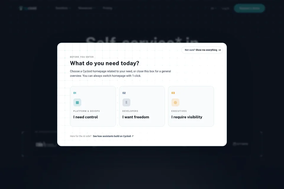 Landing page preview