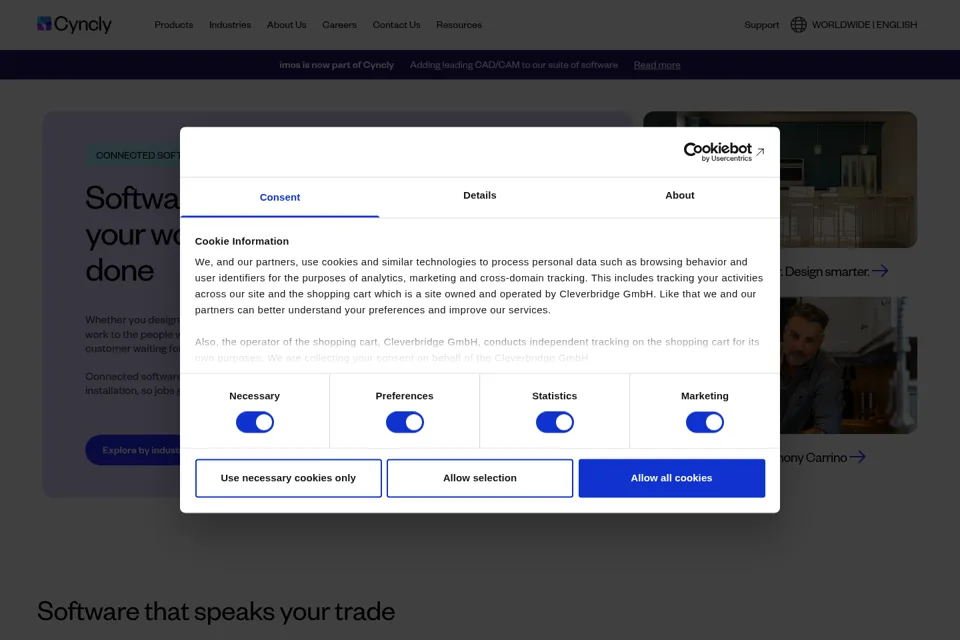 Landing page preview