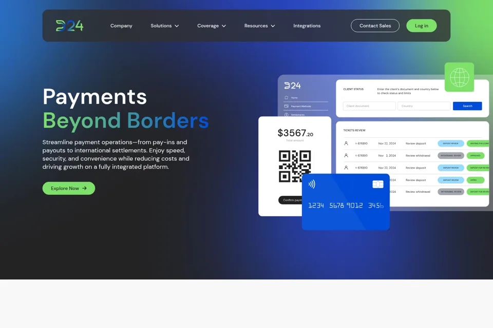 Landing page preview