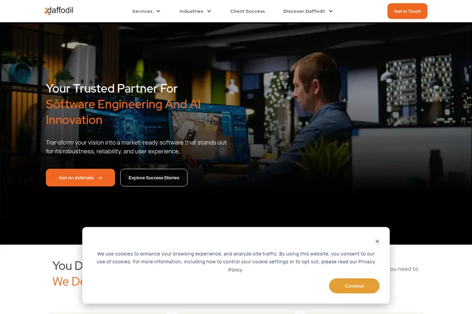 Landing page preview