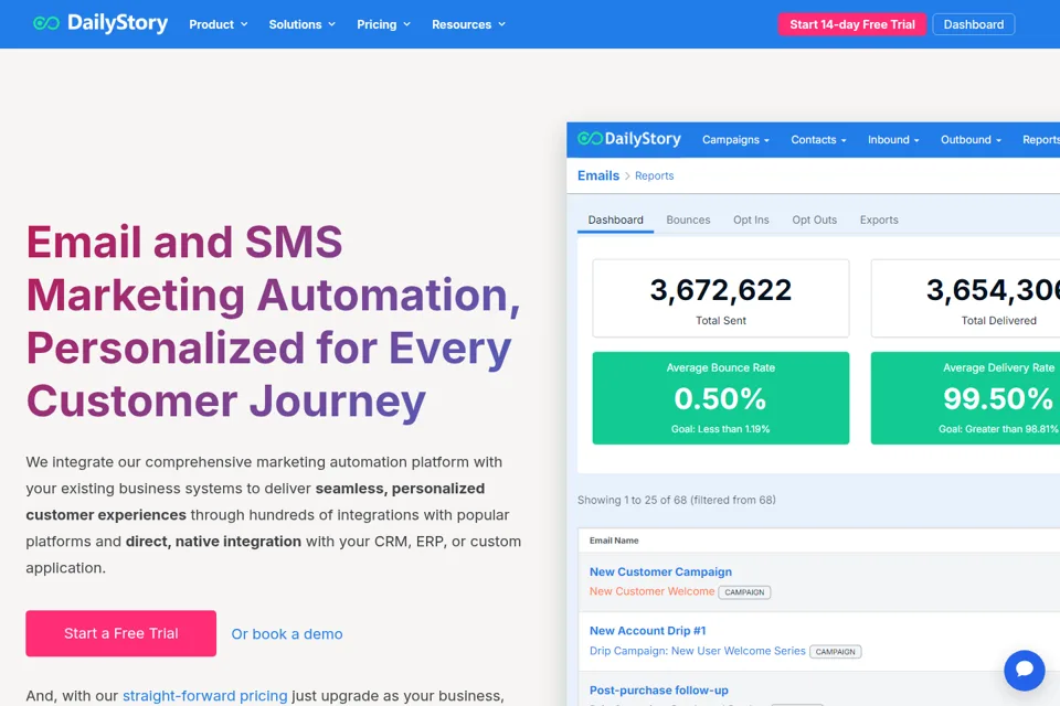 Landing page preview