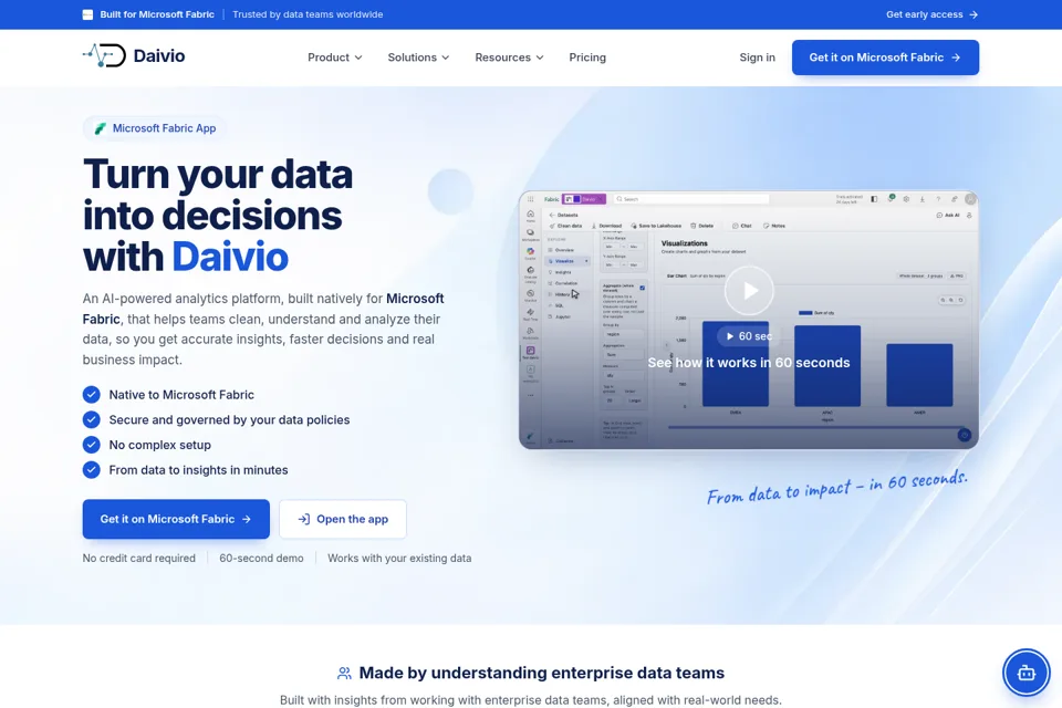 Landing page preview