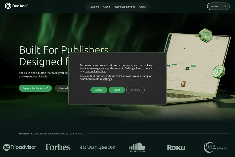 Landing page preview