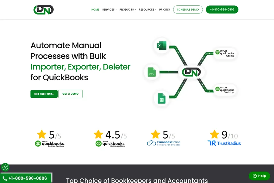 Landing page preview
