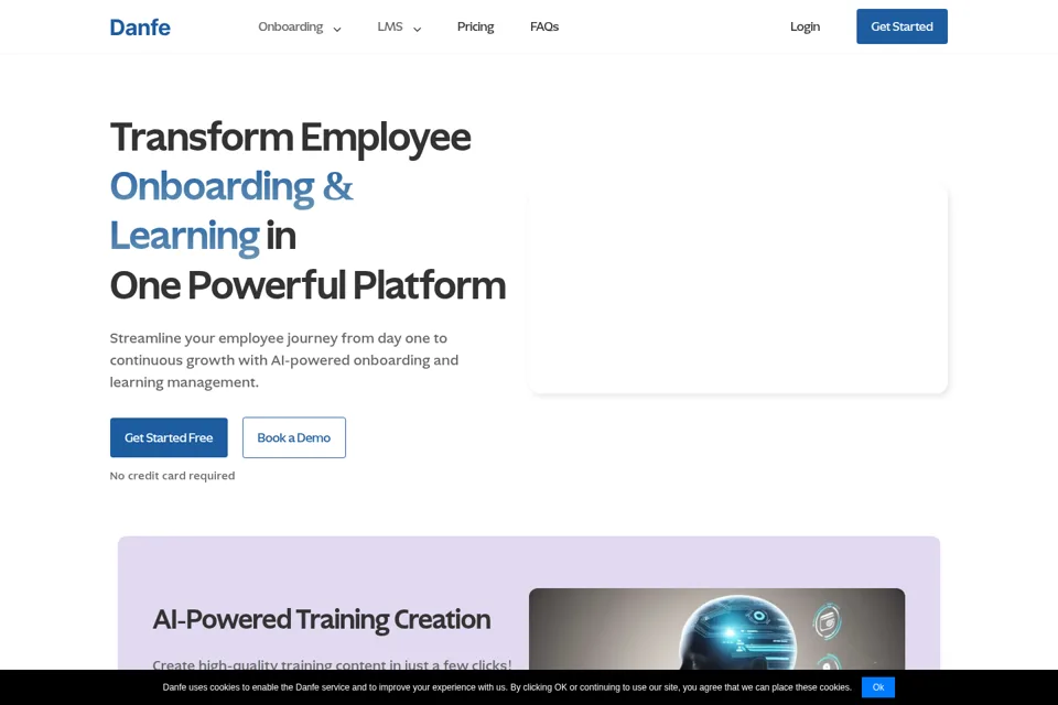 Landing page preview