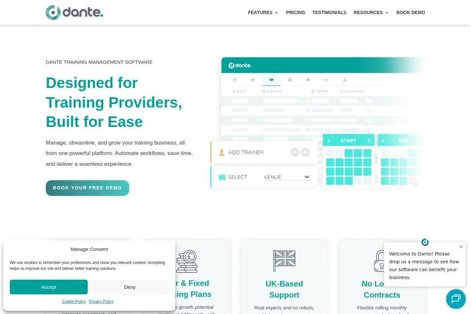 Landing page preview