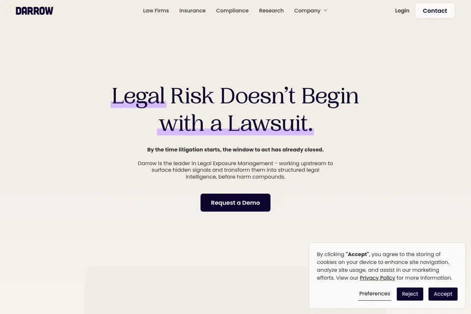 Landing page preview