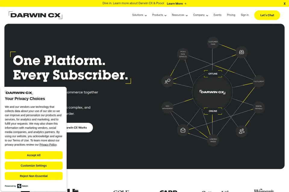 Landing page preview