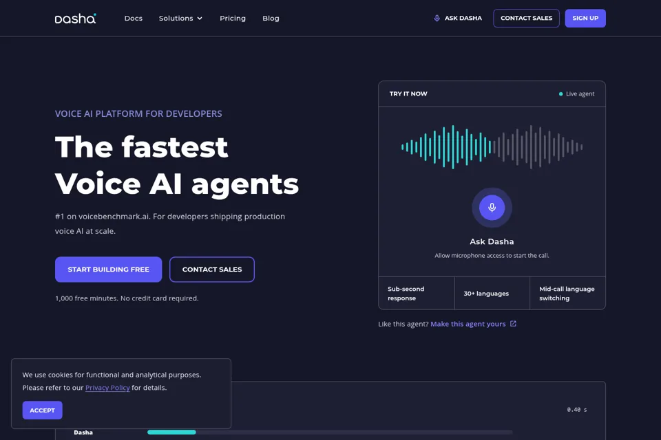 Landing page preview