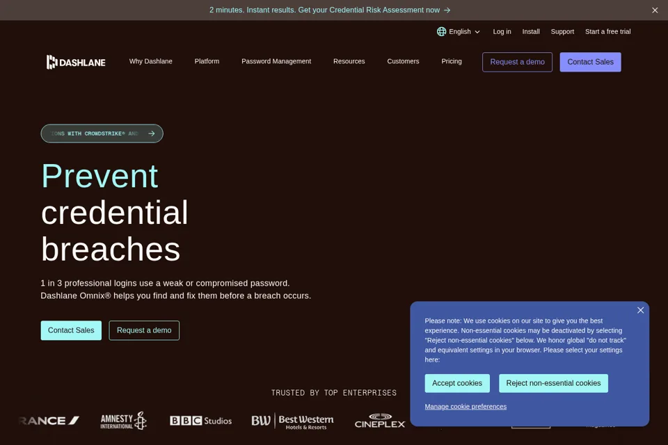 Landing page preview