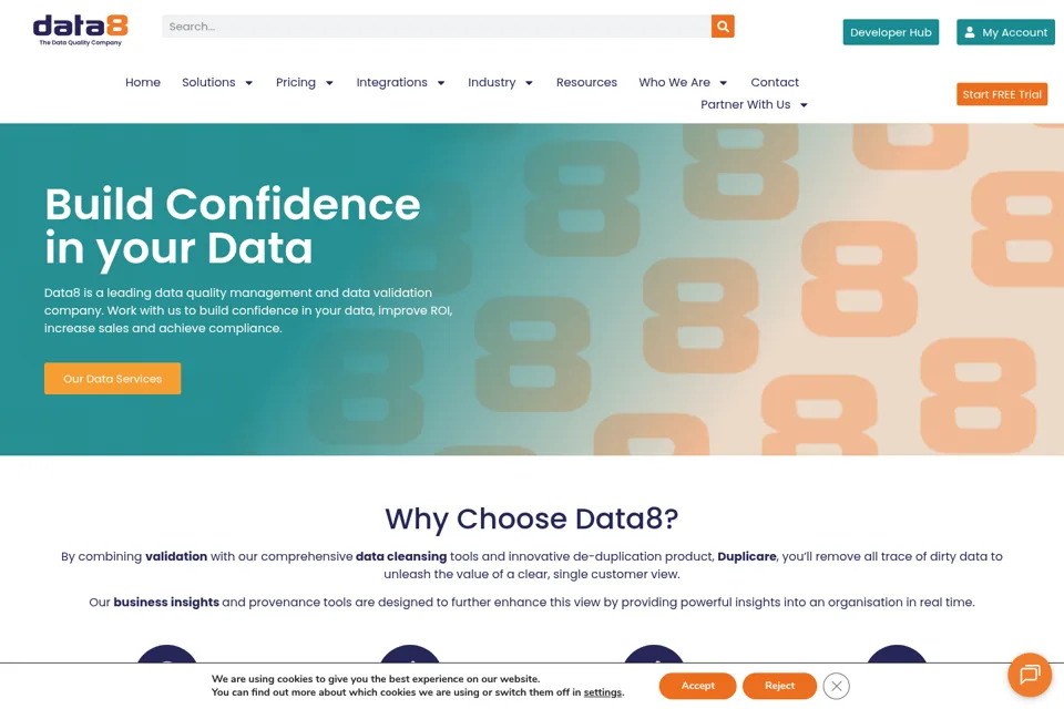 Landing page preview