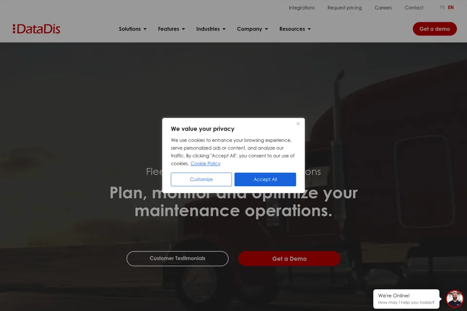 Landing page preview