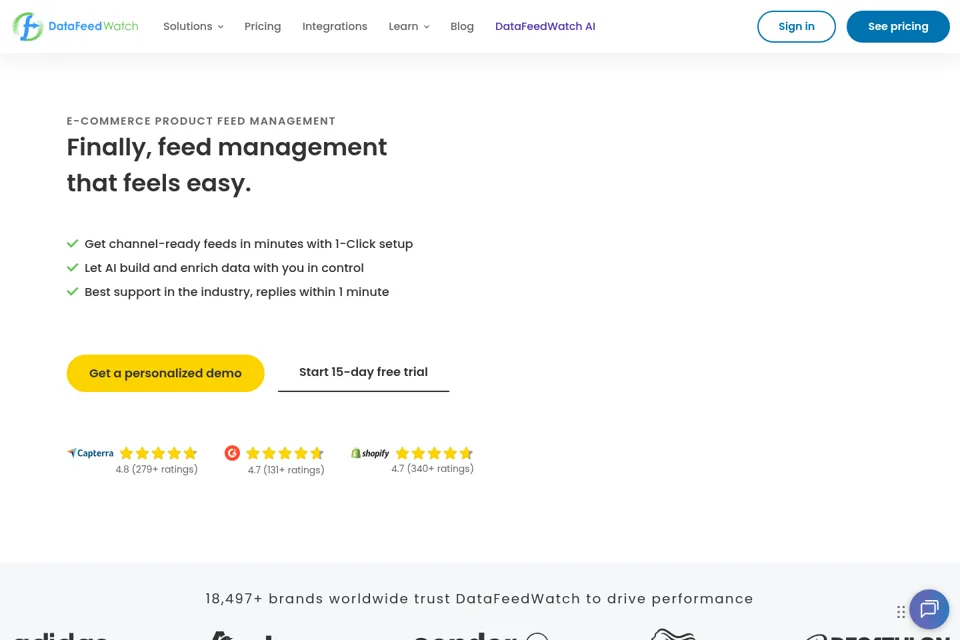 Landing page preview