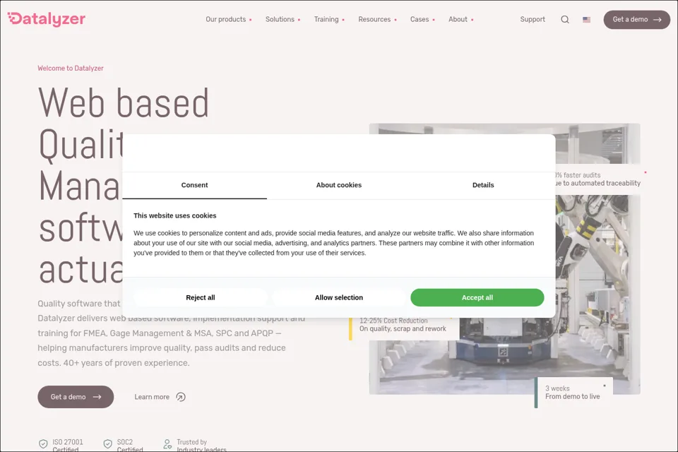Landing page preview
