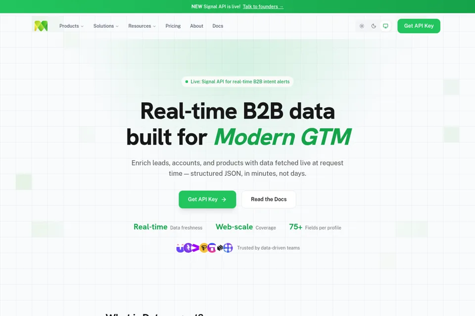 Landing page preview