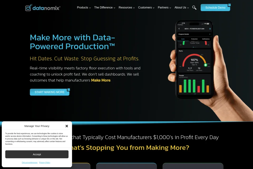 Landing page preview