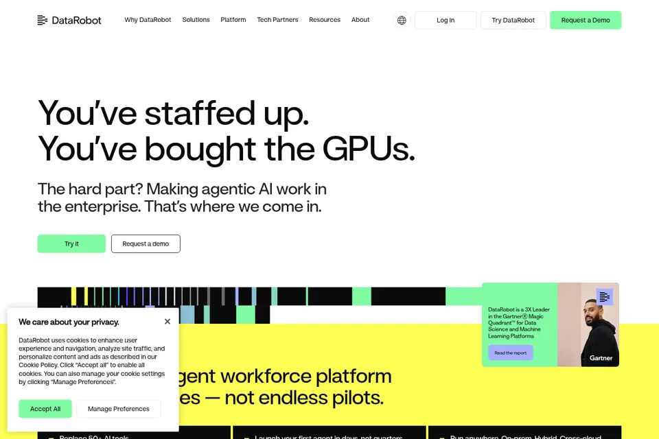 Landing page preview