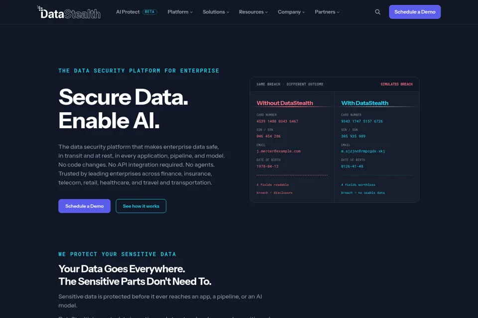 Landing page preview