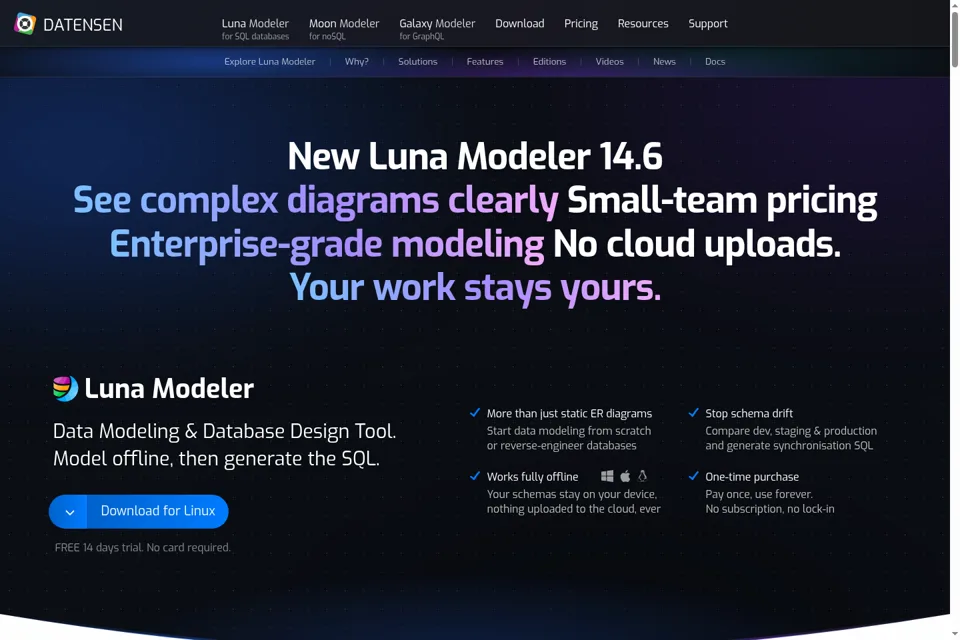 Landing page preview