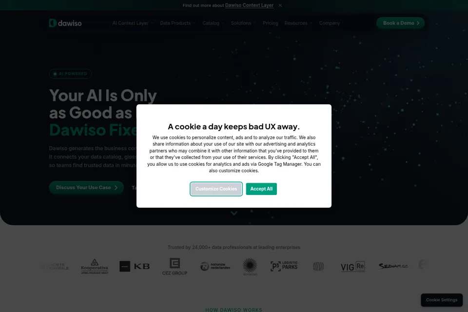 Landing page preview