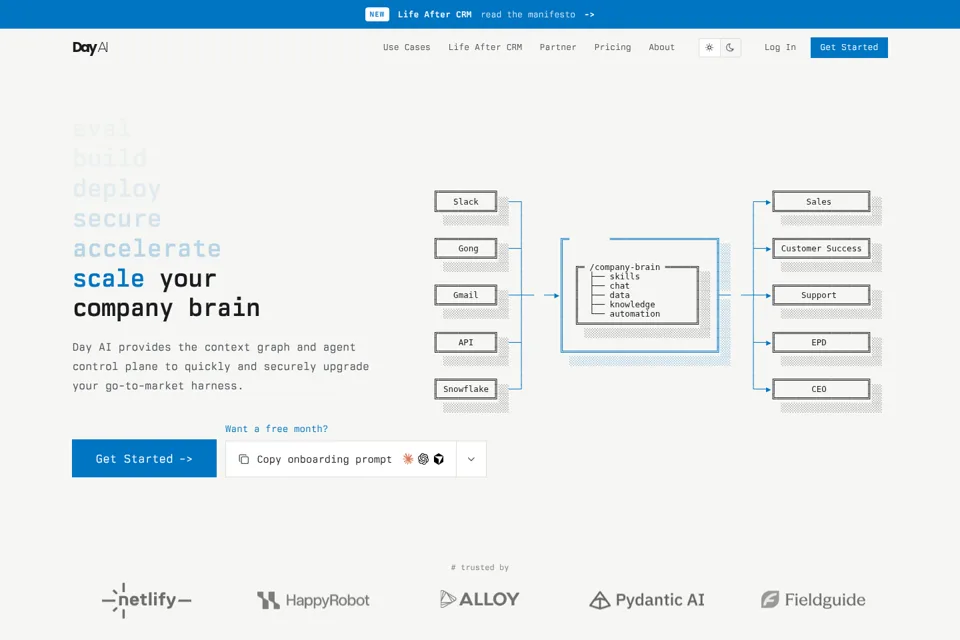 Landing page preview