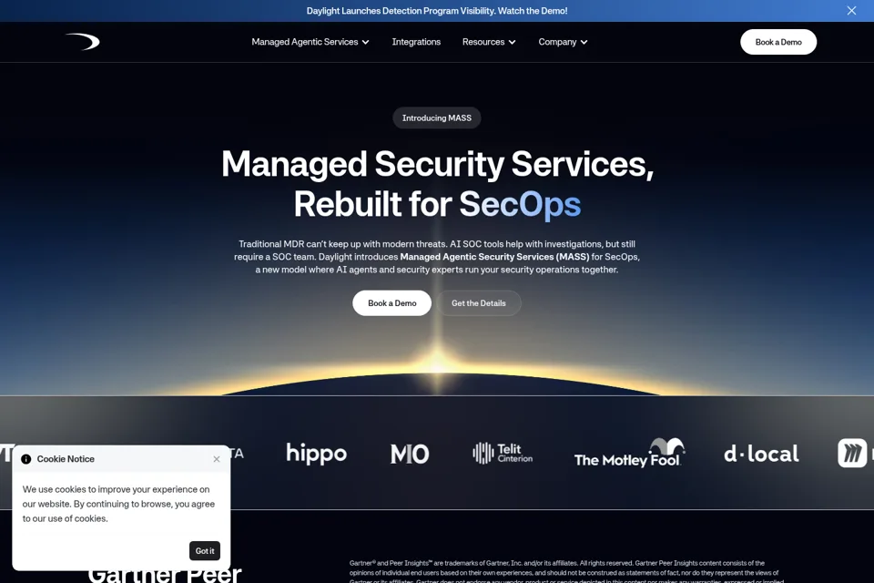 Landing page preview
