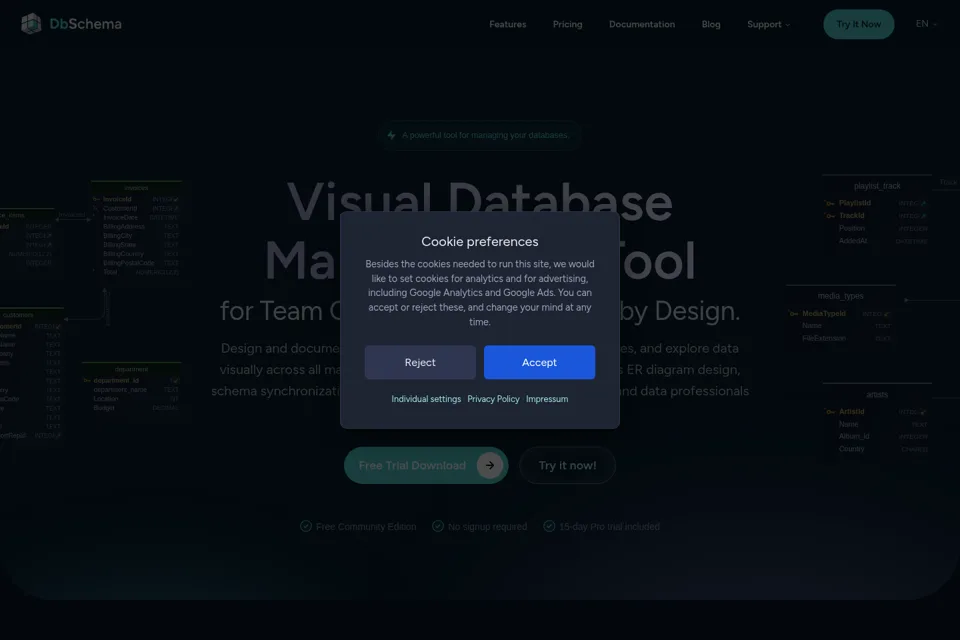 Landing page preview