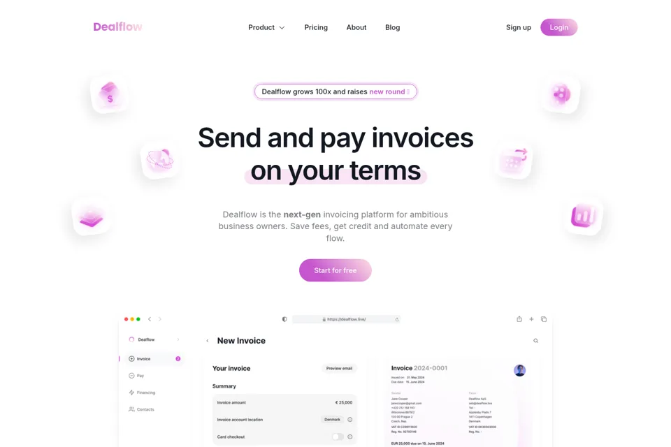 Landing page preview