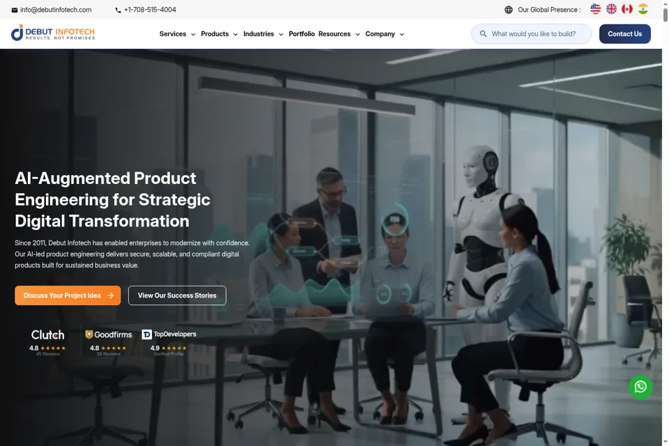 Landing page preview