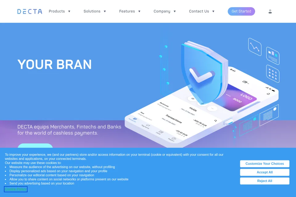 Landing page preview