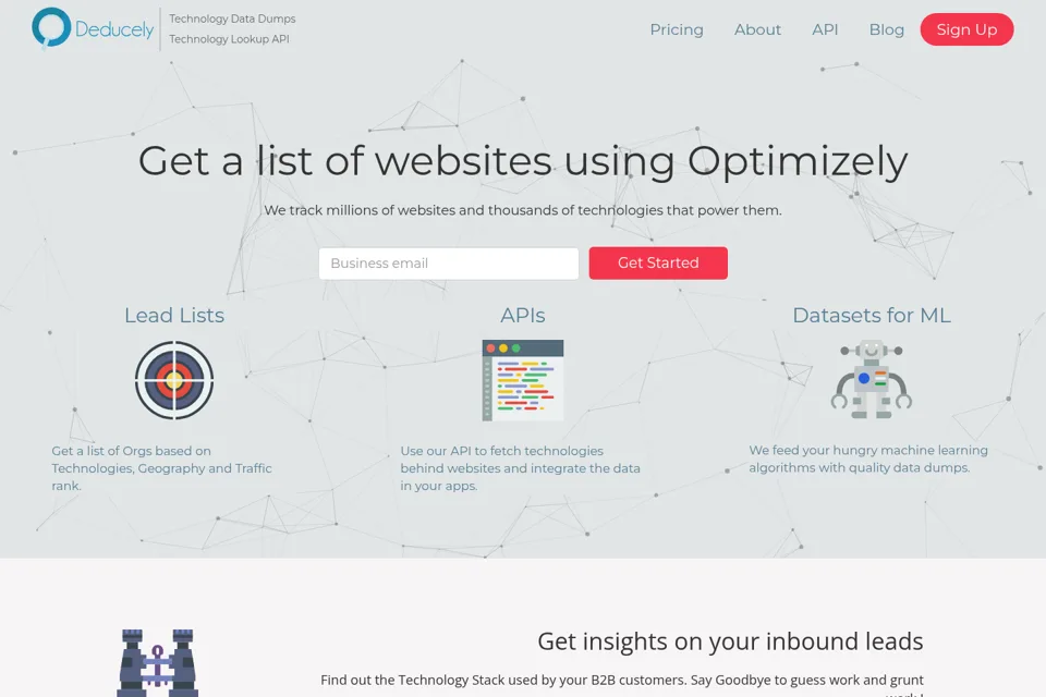 Landing page preview