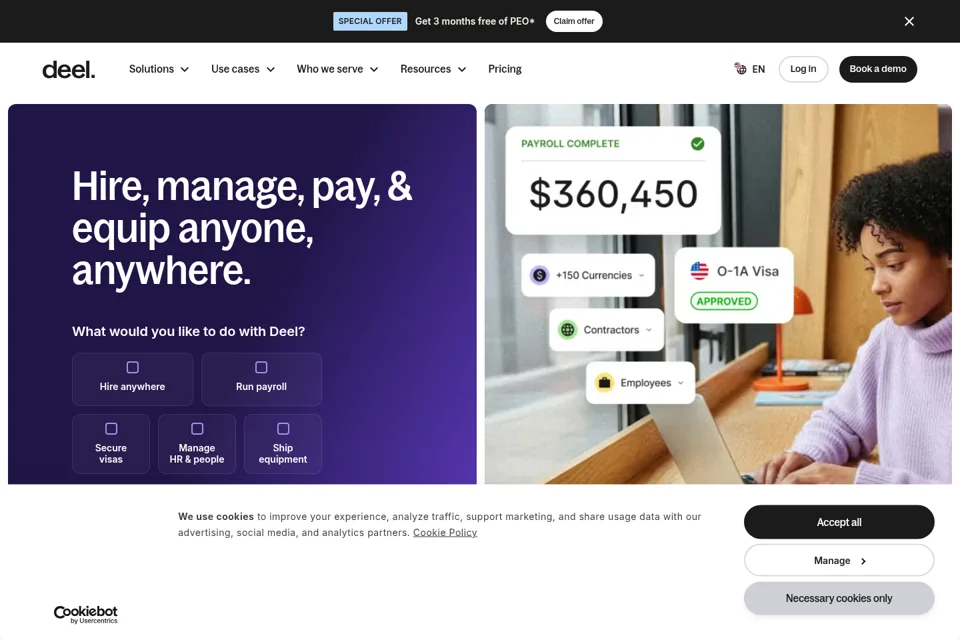 Landing page preview