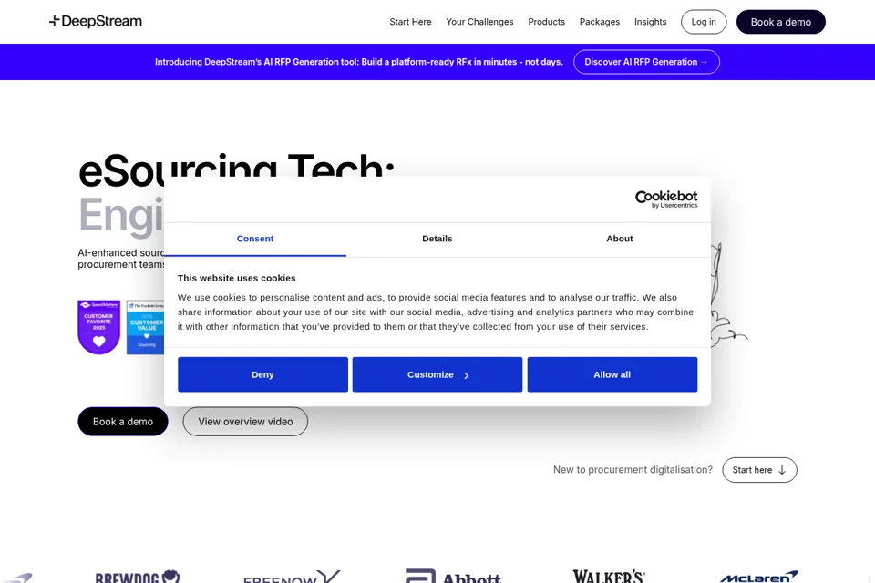 Landing page preview