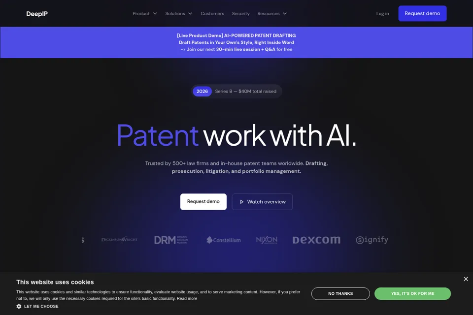 Landing page preview
