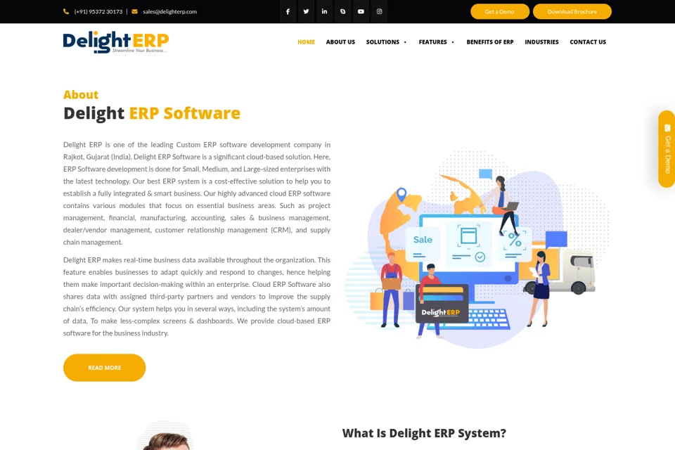 Landing page preview
