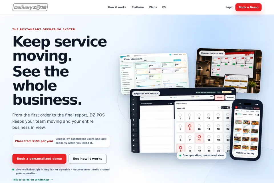 Landing page preview