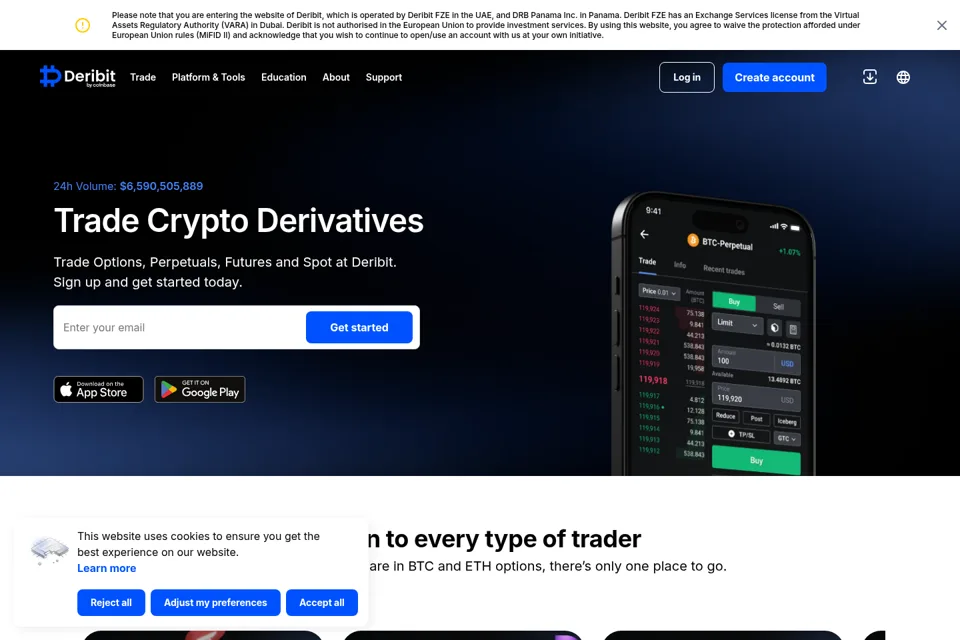 Landing page preview