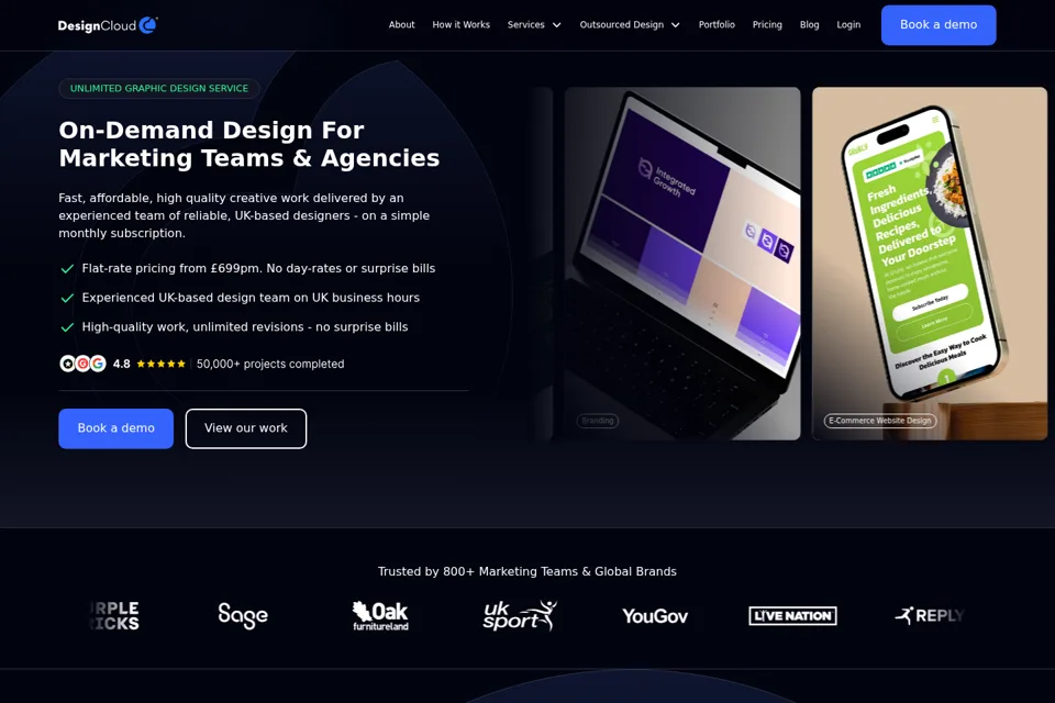 Landing page preview