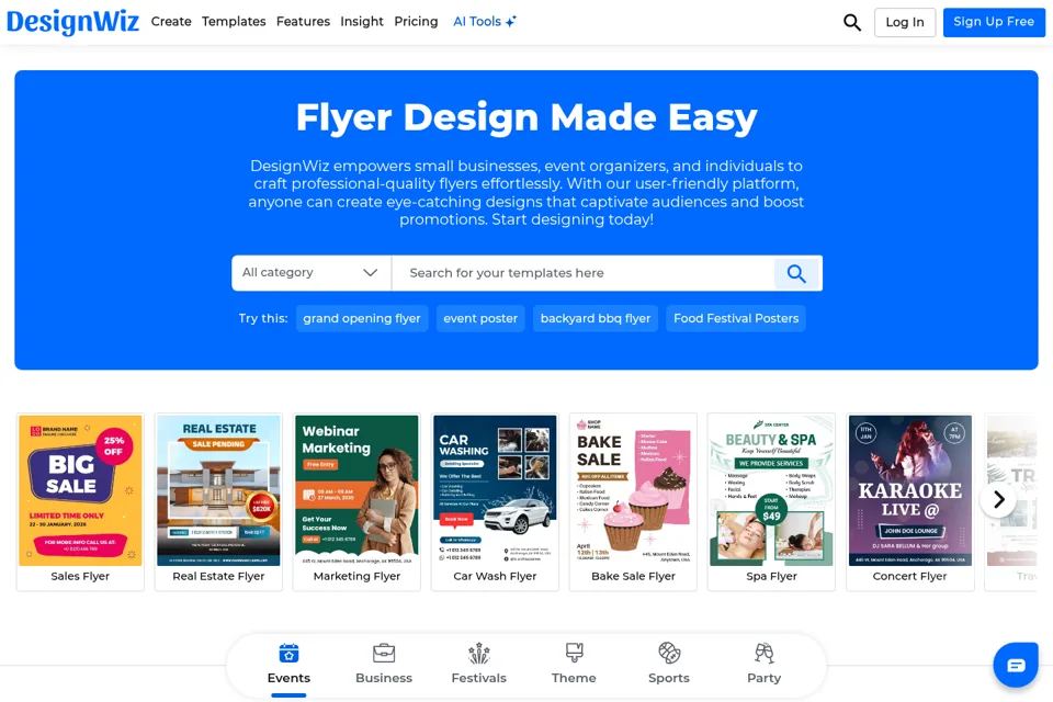 Landing page preview