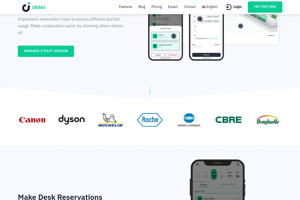 Landing page preview