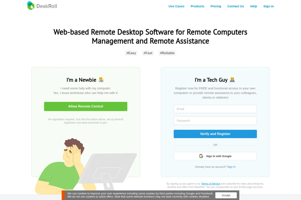 Landing page preview