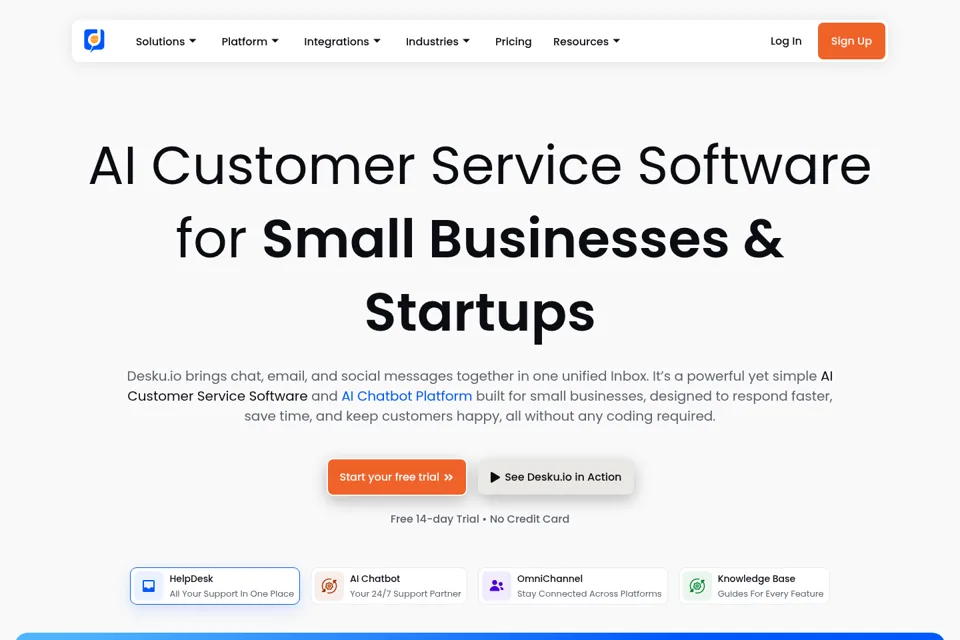 Landing page preview
