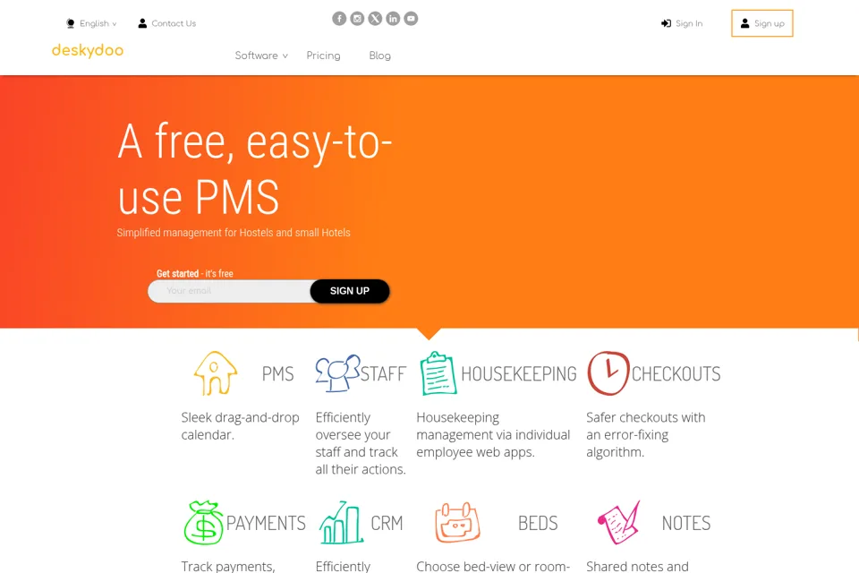 Landing page preview