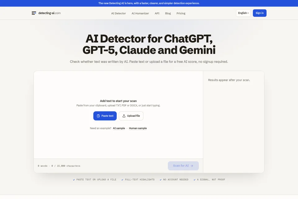 Landing page preview