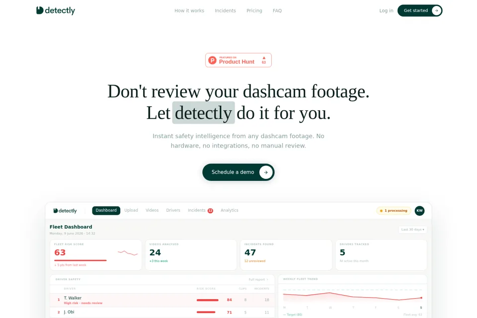 Landing page preview